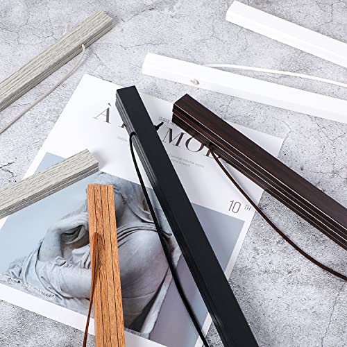 18x24 Poster Frame, Magnetic Light Wood Frame Hanger for Photo Picutre Canvas Artwork Art print Wall Hanging (1 Pack, 18")